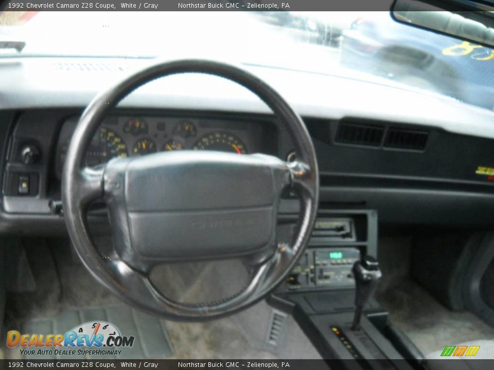 1992 Chevrolet Camaro Z28 Coupe White / Gray Photo #10