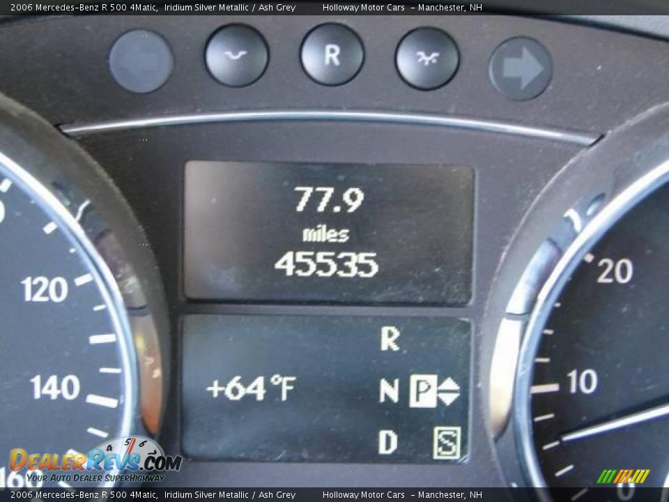 2006 Mercedes-Benz R 500 4Matic Iridium Silver Metallic / Ash Grey Photo #11