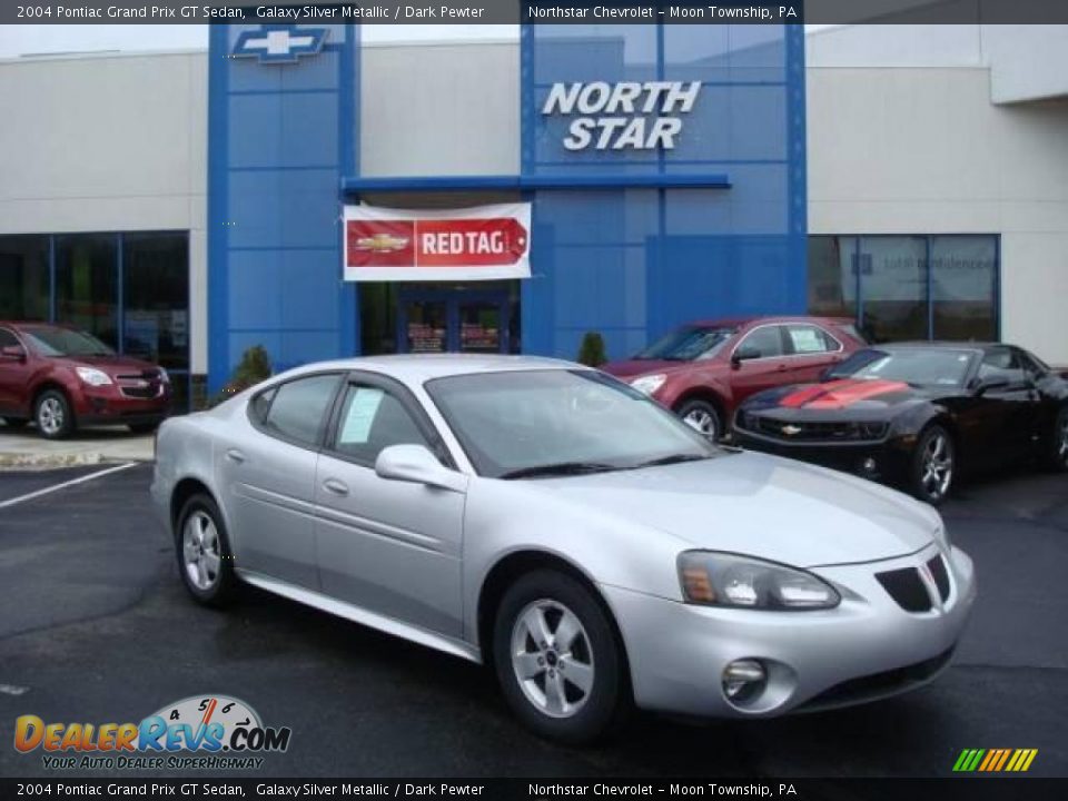 2004 Pontiac Grand Prix GT Sedan Galaxy Silver Metallic / Dark Pewter Photo #1
