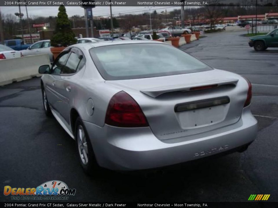 2004 Pontiac Grand Prix GT Sedan Galaxy Silver Metallic / Dark Pewter Photo #5
