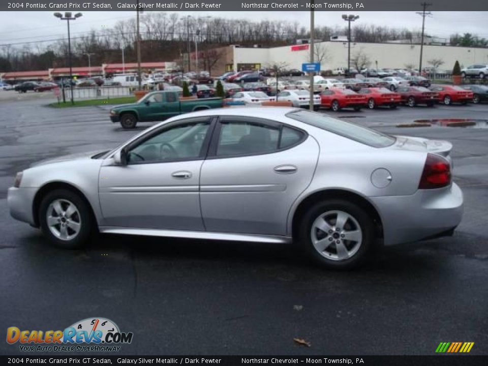 2004 Pontiac Grand Prix GT Sedan Galaxy Silver Metallic / Dark Pewter Photo #6