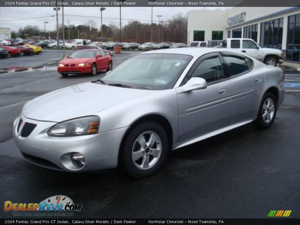 2004 Pontiac Grand Prix GT Sedan Galaxy Silver Metallic / Dark Pewter Photo #7