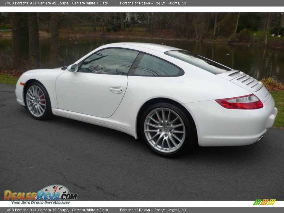 2008 Porsche 911 Carrera 4S Coupe Carrara White / Black Photo #4