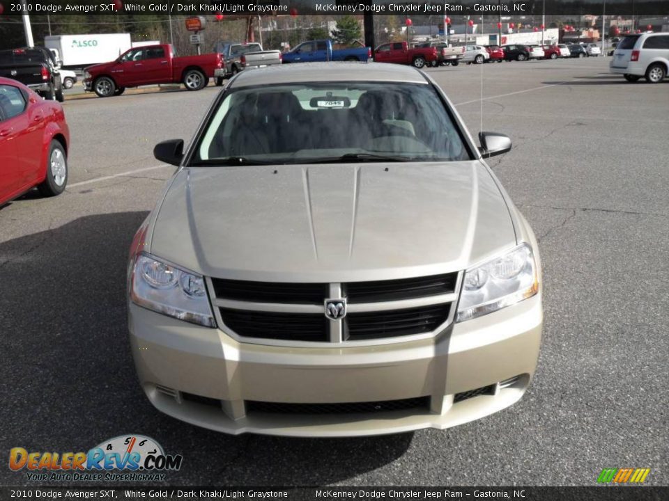 2010 Dodge Avenger SXT White Gold / Dark Khaki/Light Graystone Photo #1