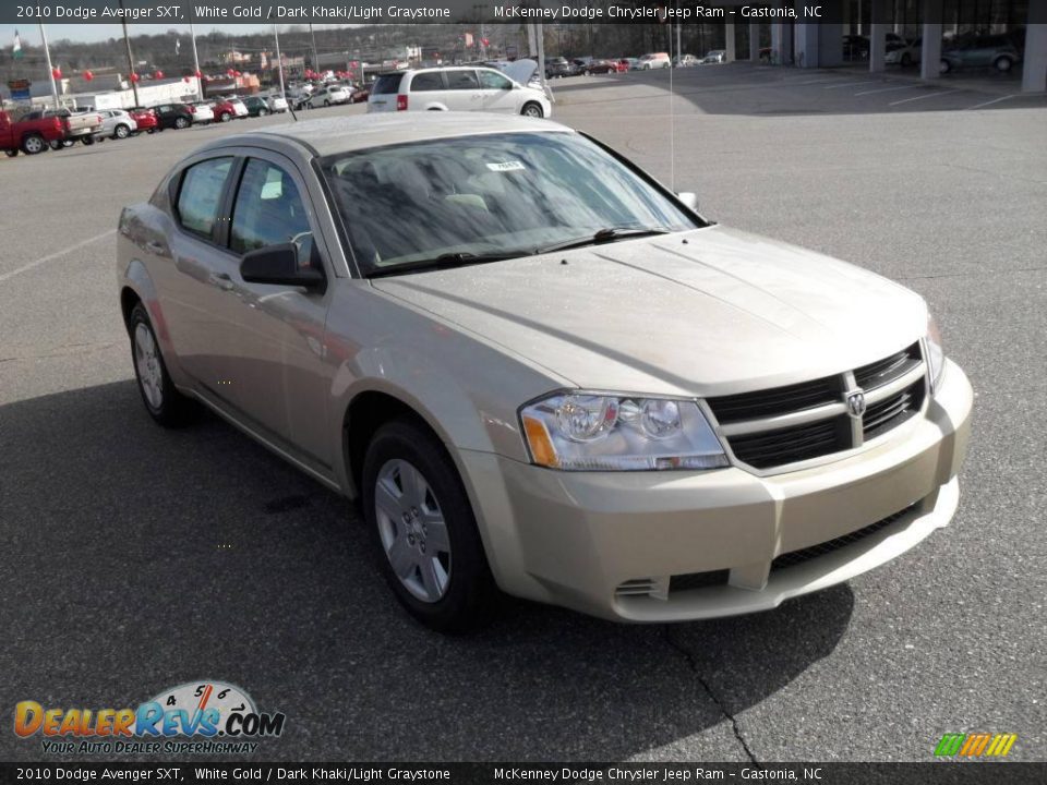 2010 Dodge Avenger SXT White Gold / Dark Khaki/Light Graystone Photo #5