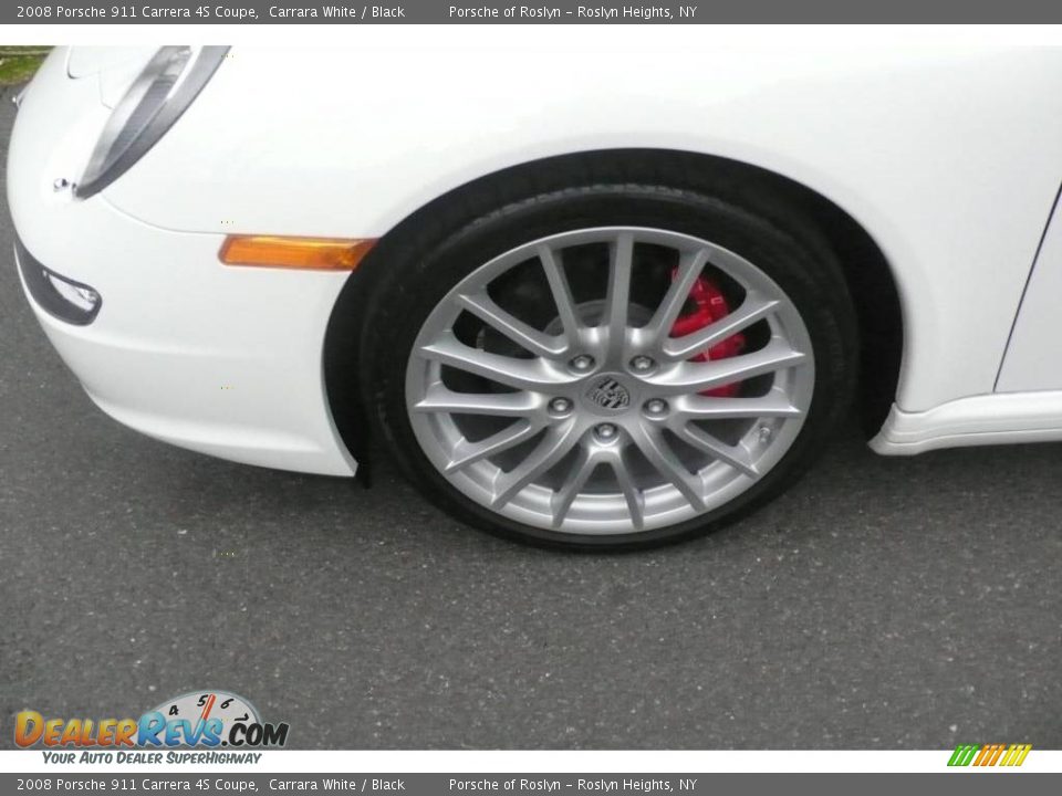 2008 Porsche 911 Carrera 4S Coupe Carrara White / Black Photo #9