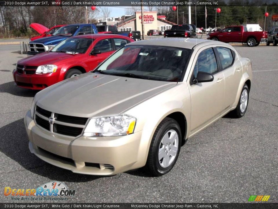 2010 Dodge Avenger SXT White Gold / Dark Khaki/Light Graystone Photo #6