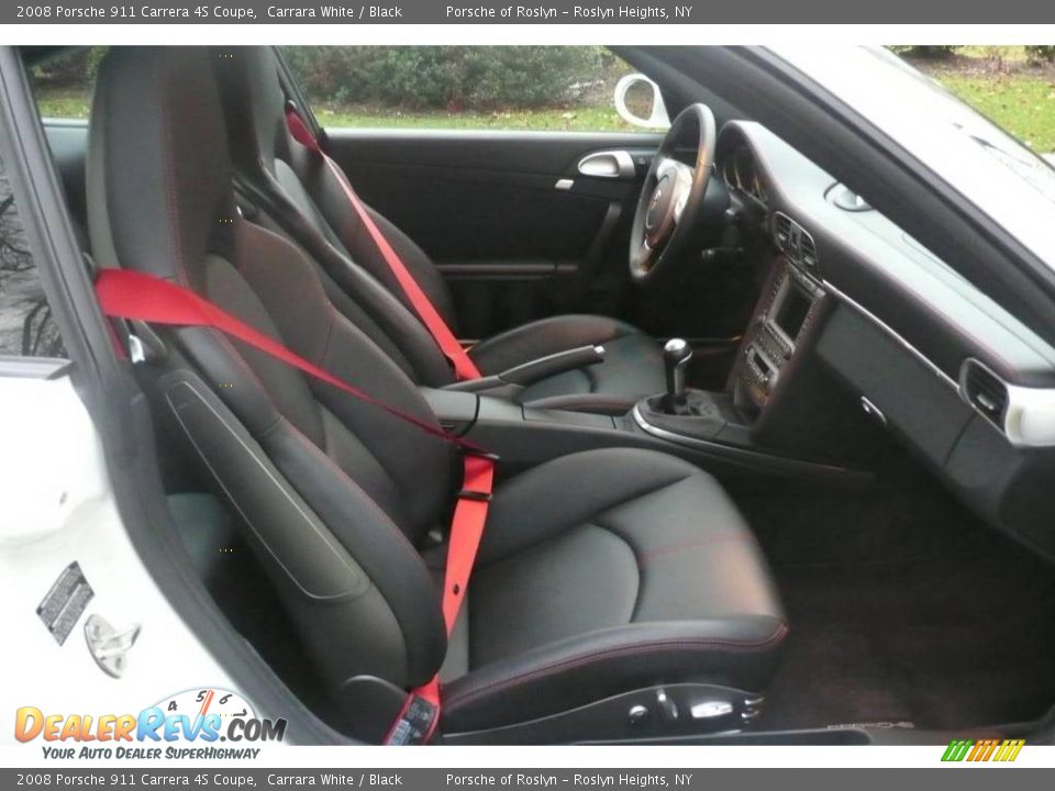 2008 Porsche 911 Carrera 4S Coupe Carrara White / Black Photo #13