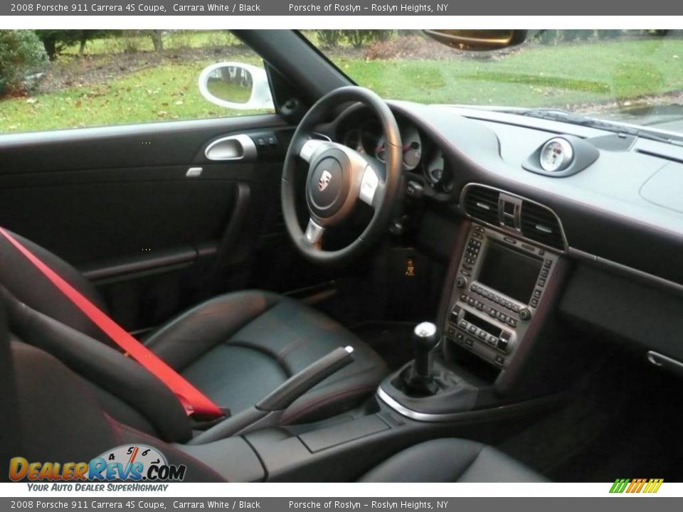 2008 Porsche 911 Carrera 4S Coupe Carrara White / Black Photo #15