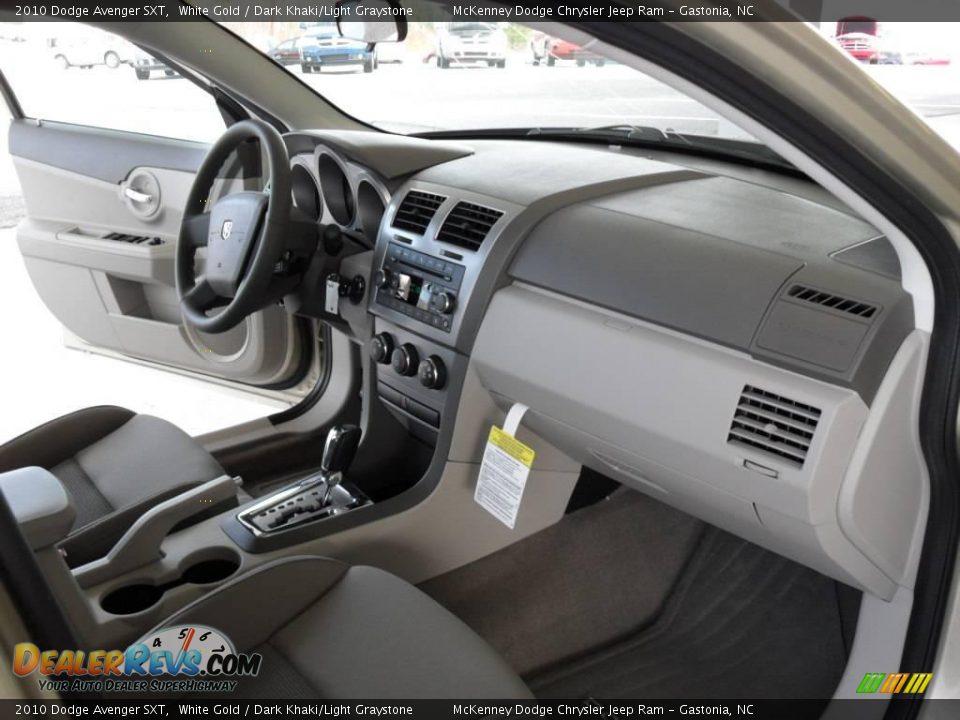 2010 Dodge Avenger SXT White Gold / Dark Khaki/Light Graystone Photo #14