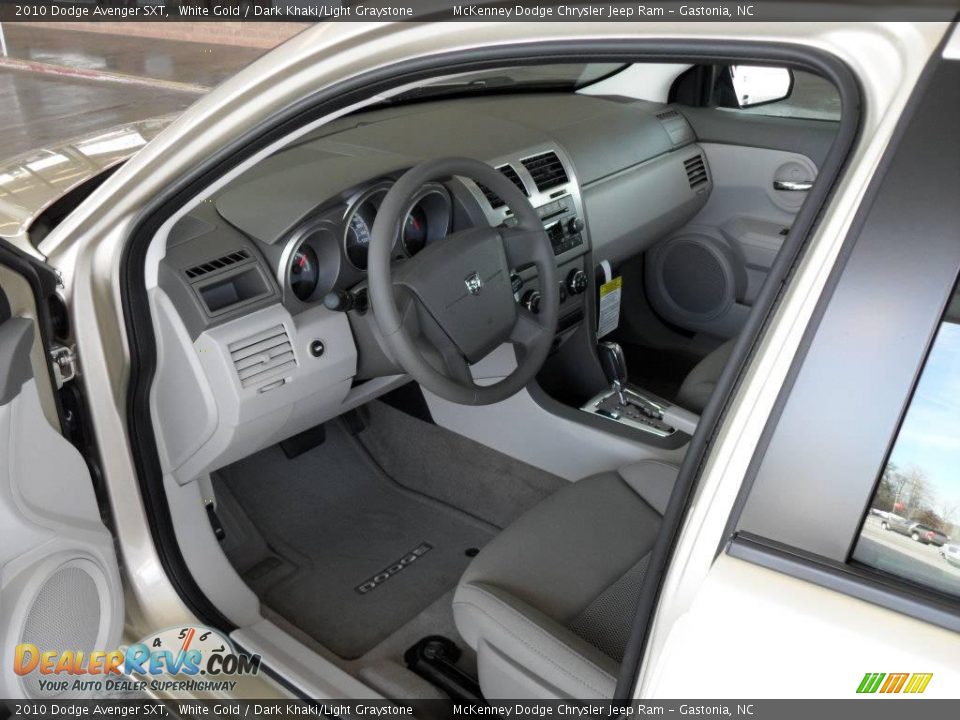 2010 Dodge Avenger SXT White Gold / Dark Khaki/Light Graystone Photo #25