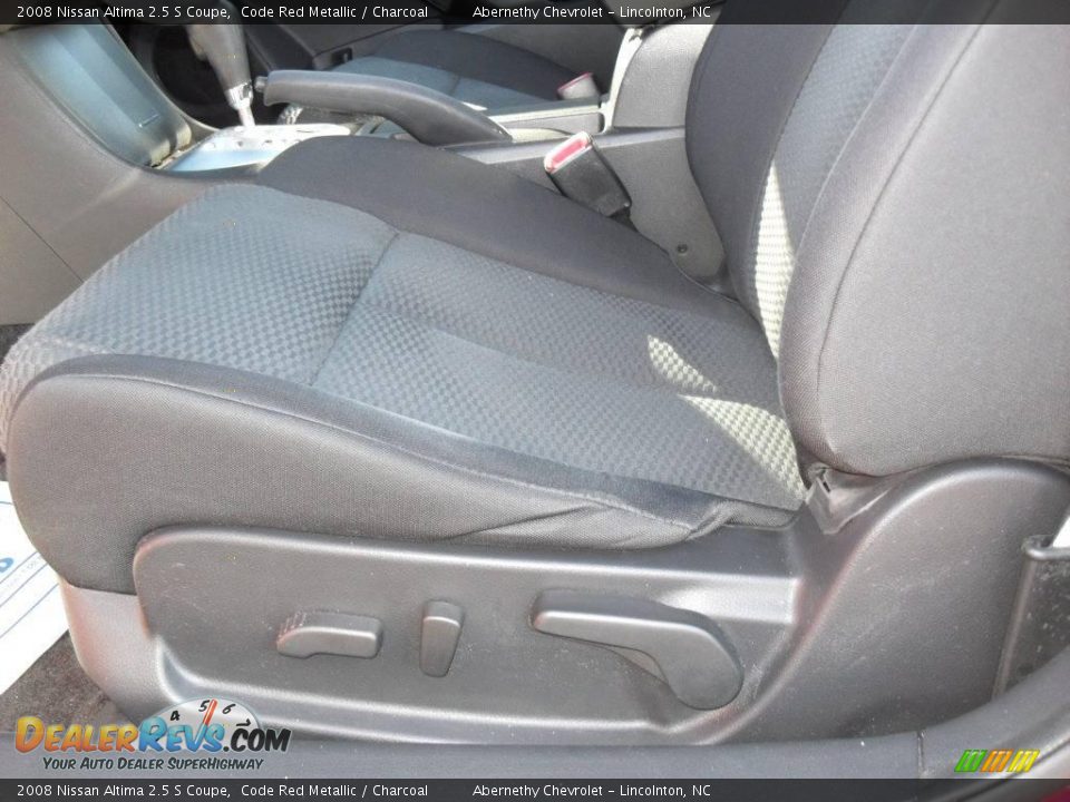 2008 Nissan Altima 2.5 S Coupe Code Red Metallic / Charcoal Photo #8