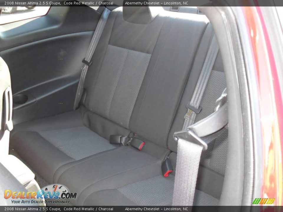 2008 Nissan Altima 2.5 S Coupe Code Red Metallic / Charcoal Photo #11