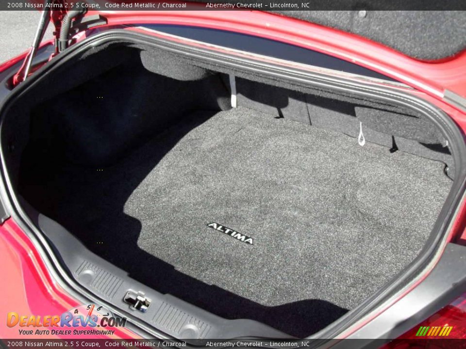 2008 Nissan Altima 2.5 S Coupe Code Red Metallic / Charcoal Photo #13