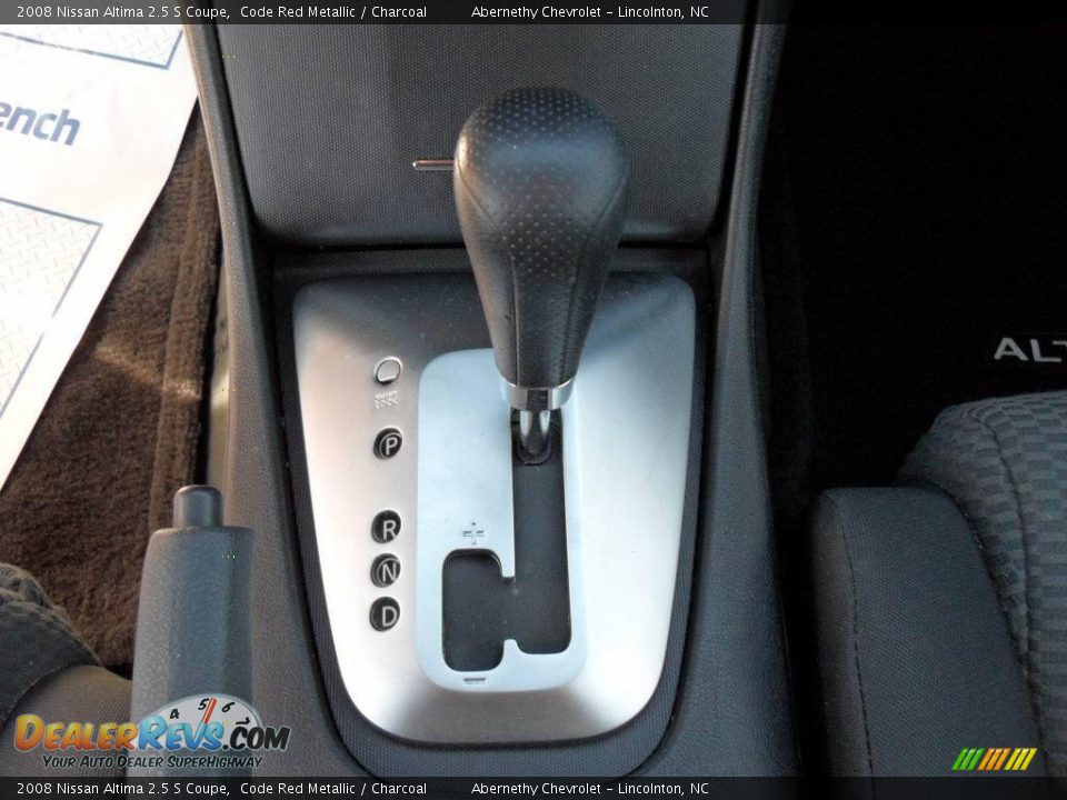 2008 Nissan Altima 2.5 S Coupe Code Red Metallic / Charcoal Photo #21