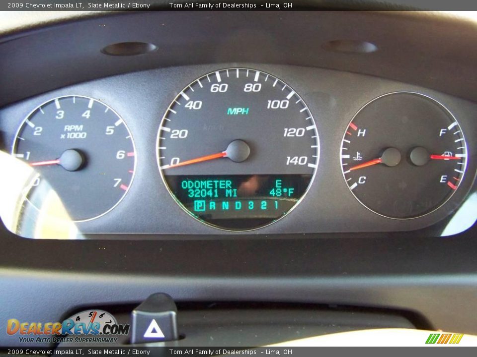 2009 Chevrolet Impala LT Slate Metallic / Ebony Photo #16