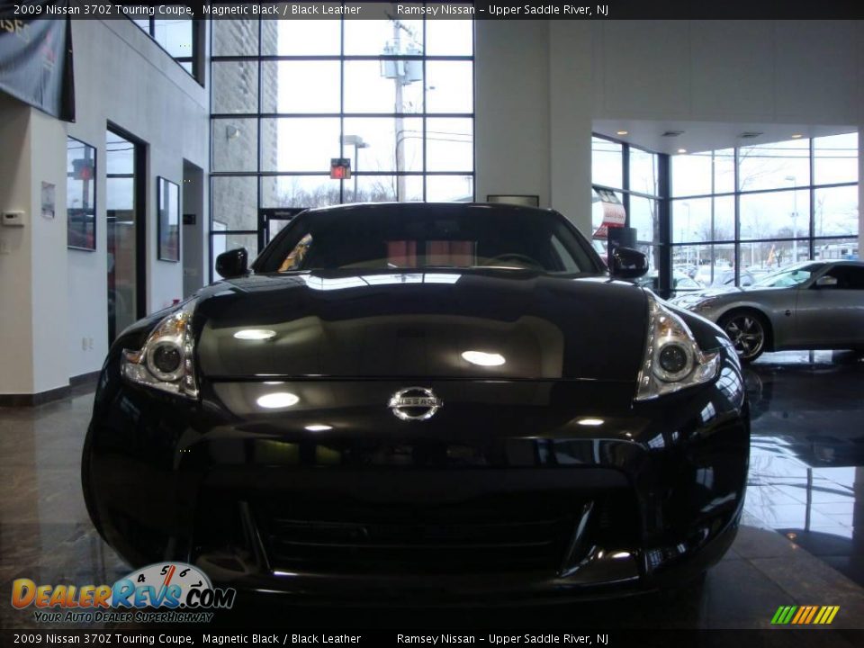 2009 Nissan 370Z Touring Coupe Magnetic Black / Black Leather Photo #2