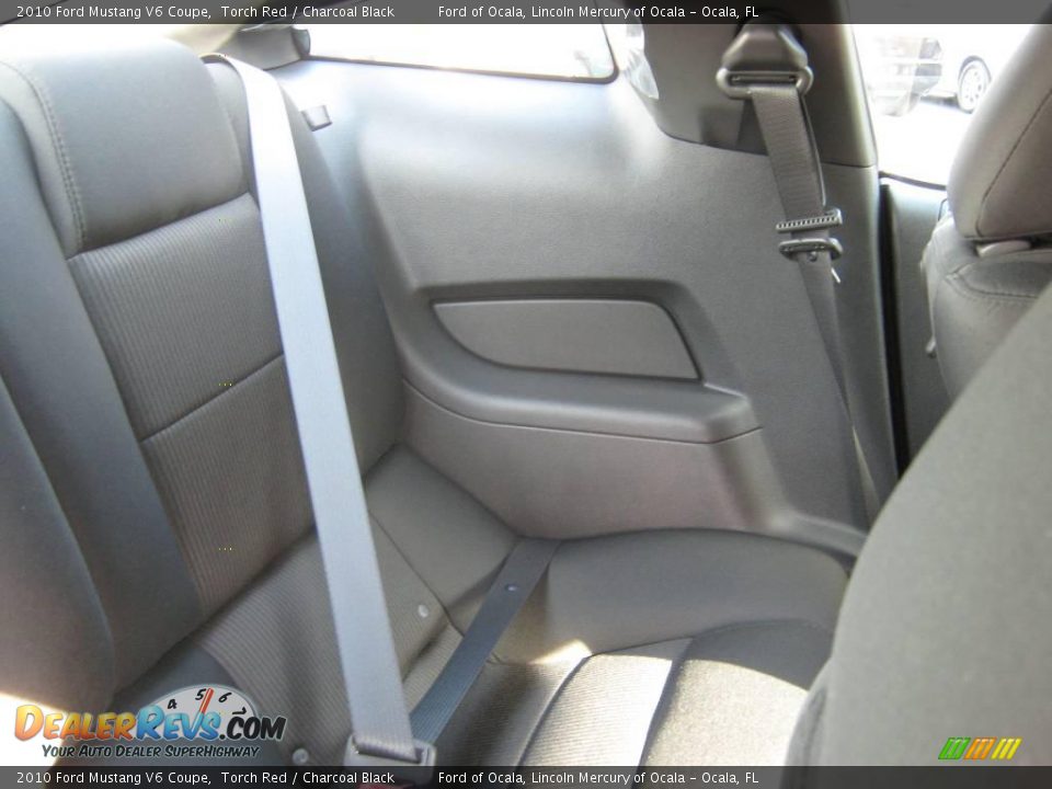 2010 Ford Mustang V6 Coupe Torch Red / Charcoal Black Photo #17