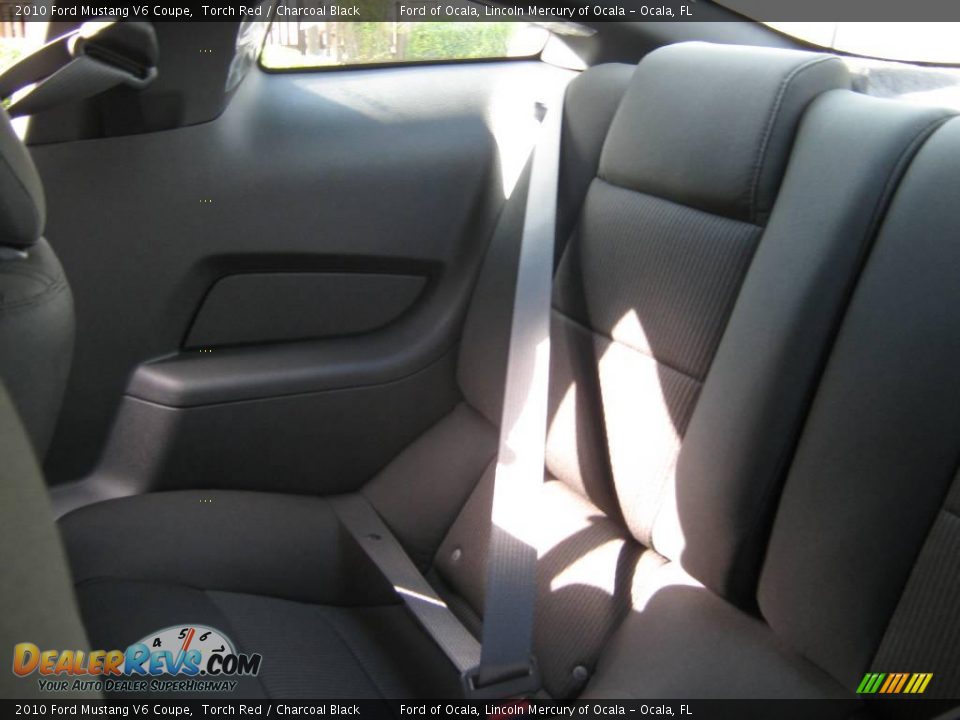 2010 Ford Mustang V6 Coupe Torch Red / Charcoal Black Photo #18