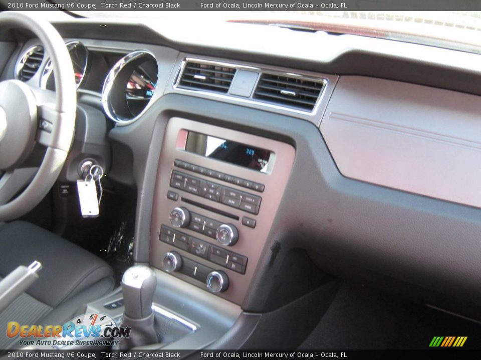 2010 Ford Mustang V6 Coupe Torch Red / Charcoal Black Photo #22