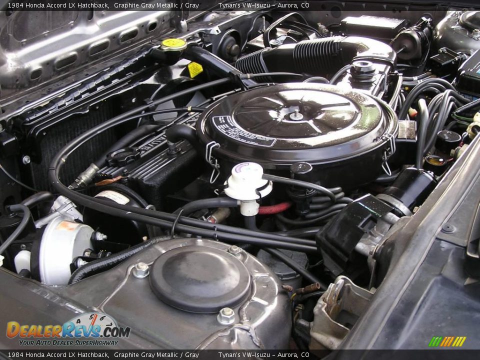 1984 Honda Accord LX Hatchback Graphite Gray Metallic / Gray Photo #13