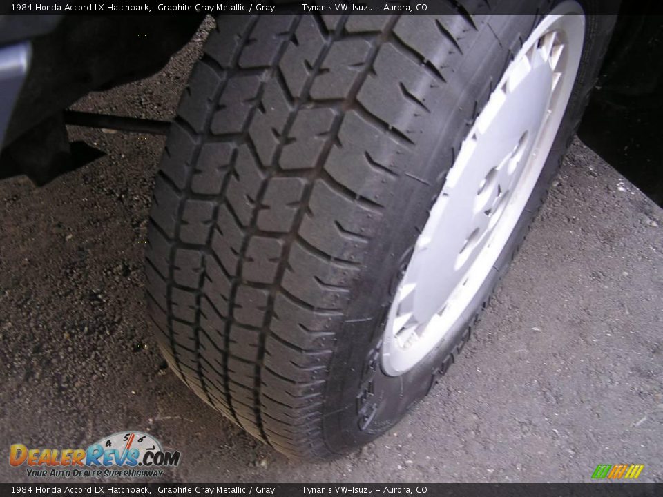 1984 Honda Accord LX Hatchback Graphite Gray Metallic / Gray Photo #15