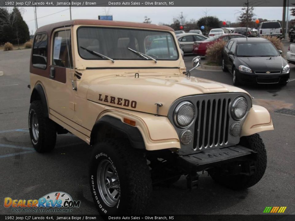 Jamaica Beige 1982 Jeep CJ7 Laredo 4x4 Photo #4