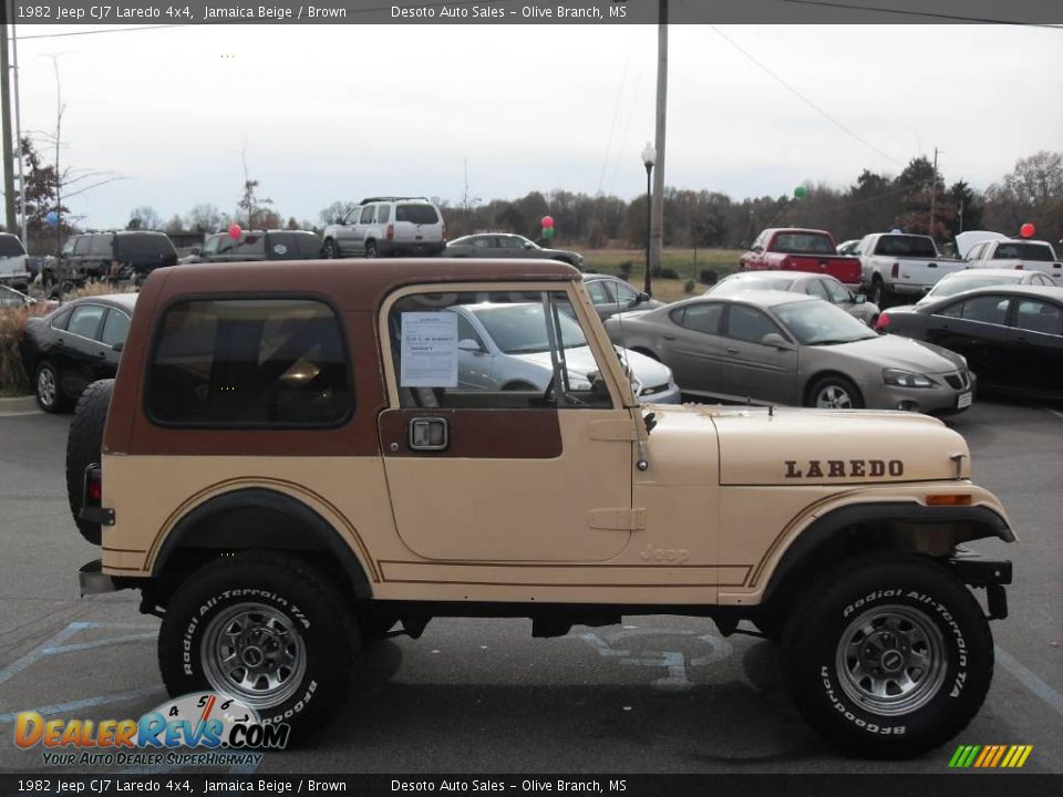 Jamaica Beige 1982 Jeep CJ7 Laredo 4x4 Photo #5