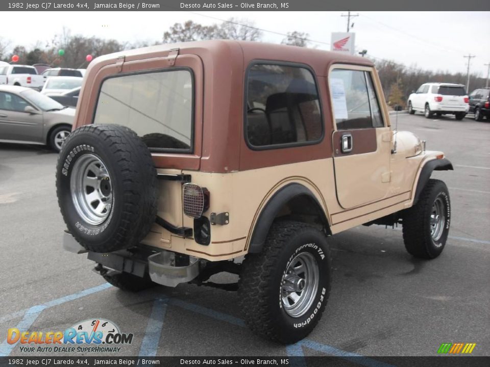 Jamaica Beige 1982 Jeep CJ7 Laredo 4x4 Photo #6