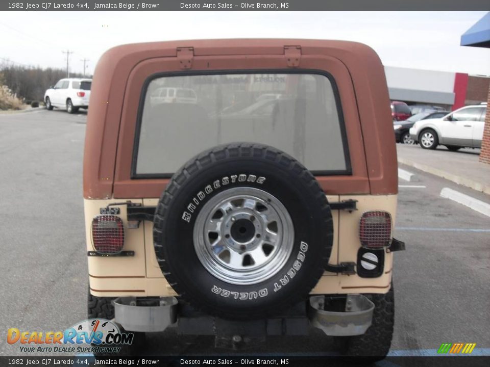 1982 Jeep CJ7 Laredo 4x4 Jamaica Beige / Brown Photo #7