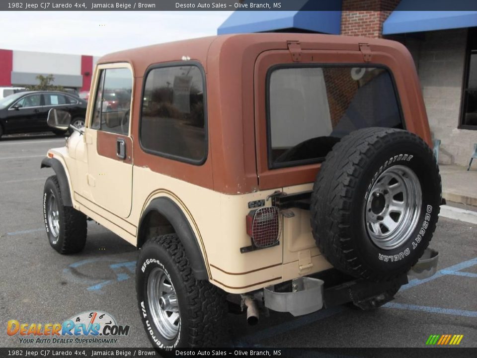 Jamaica Beige 1982 Jeep CJ7 Laredo 4x4 Photo #8