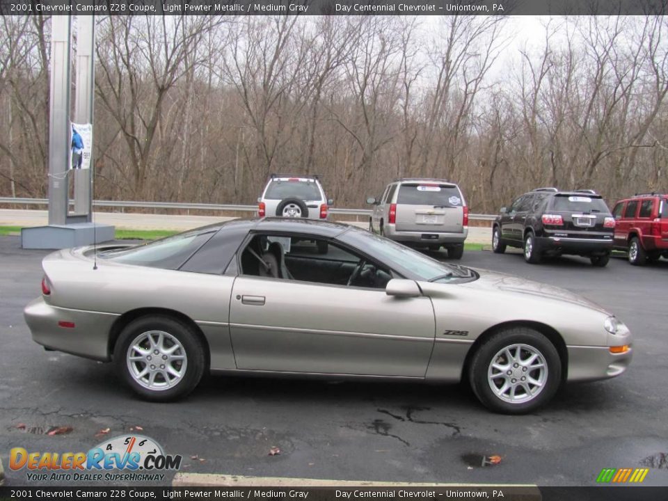 2001 Chevrolet Camaro Z28 Coupe Light Pewter Metallic / Medium Gray Photo #4