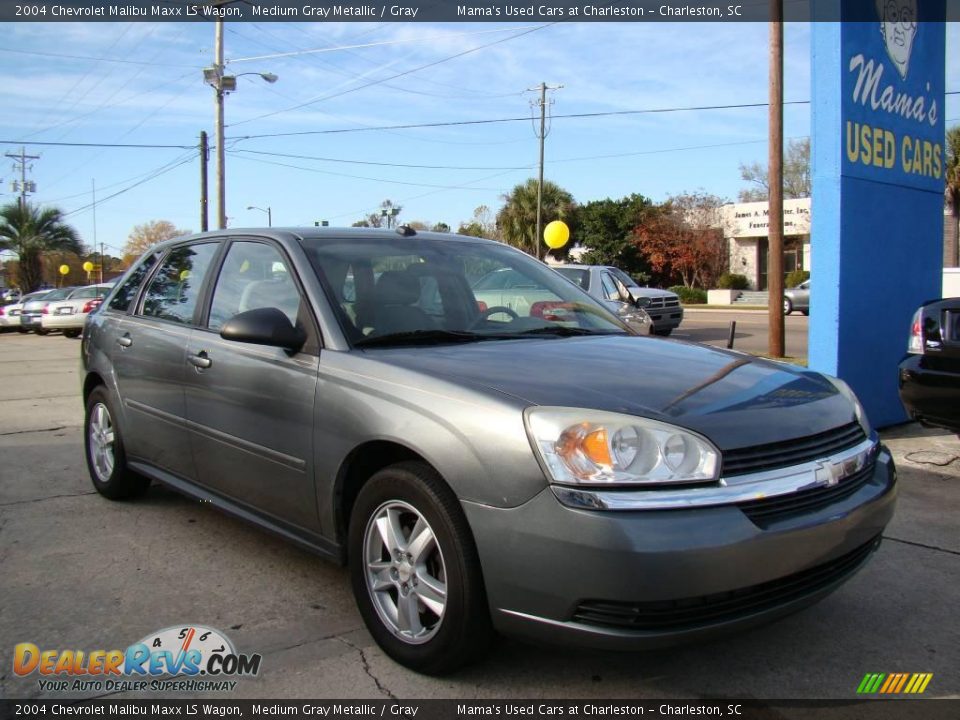 2004 Chevrolet Malibu Maxx LS Wagon Medium Gray Metallic / Gray Photo #4
