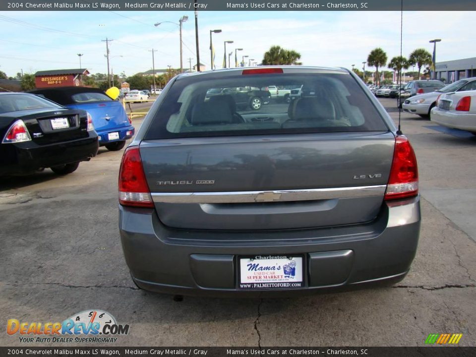 2004 Chevrolet Malibu Maxx LS Wagon Medium Gray Metallic / Gray Photo #7