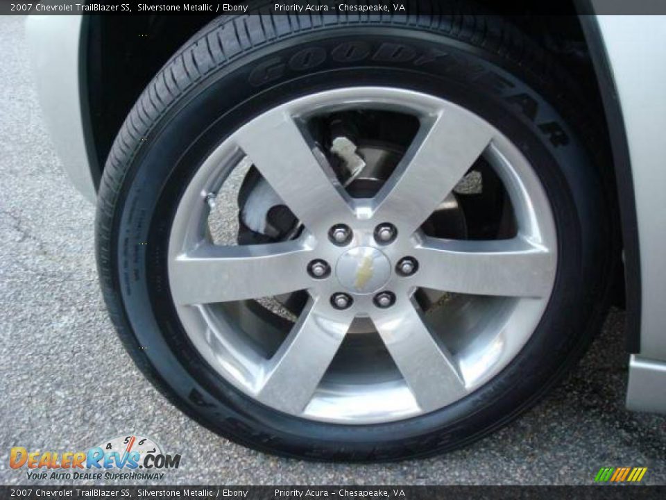 2007 Chevrolet TrailBlazer SS Silverstone Metallic / Ebony Photo #20