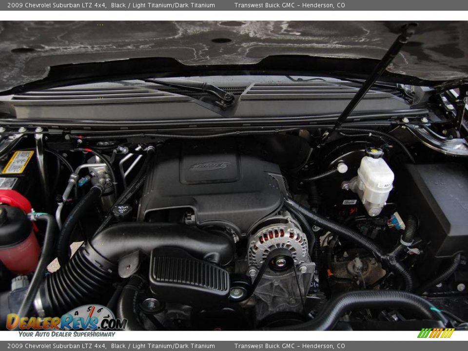 2009 Chevrolet Suburban LTZ 4x4 Black / Light Titanium/Dark Titanium Photo #11