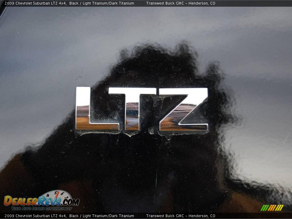 2009 Chevrolet Suburban LTZ 4x4 Black / Light Titanium/Dark Titanium Photo #13