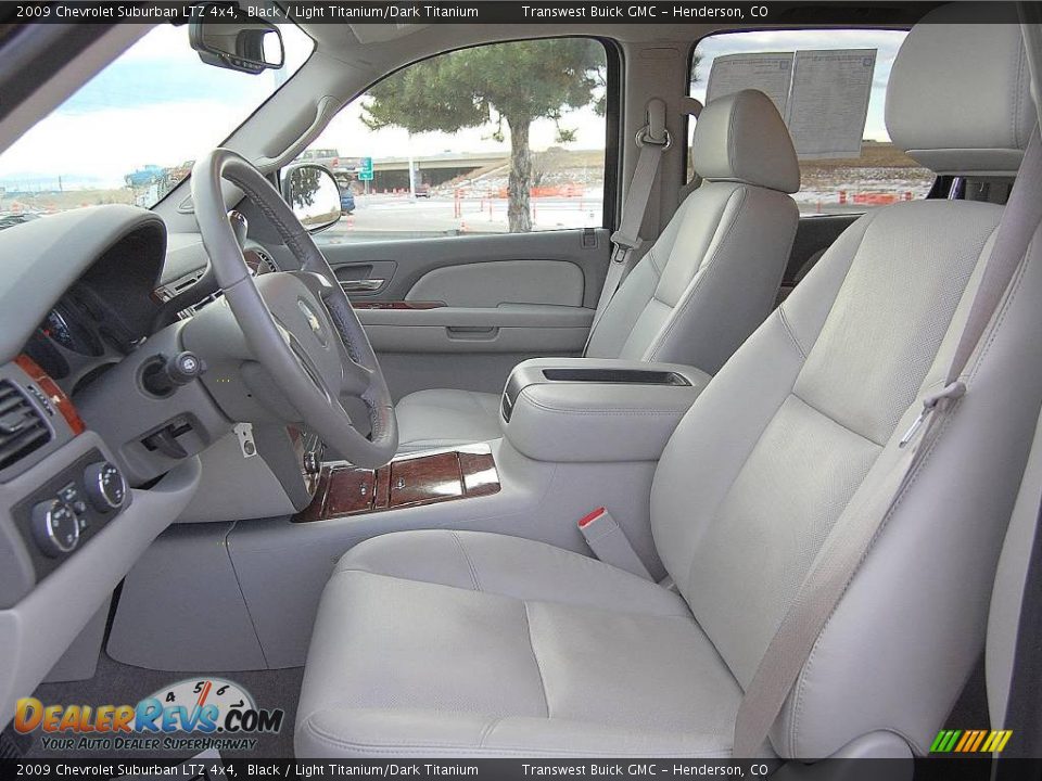2009 Chevrolet Suburban LTZ 4x4 Black / Light Titanium/Dark Titanium Photo #14