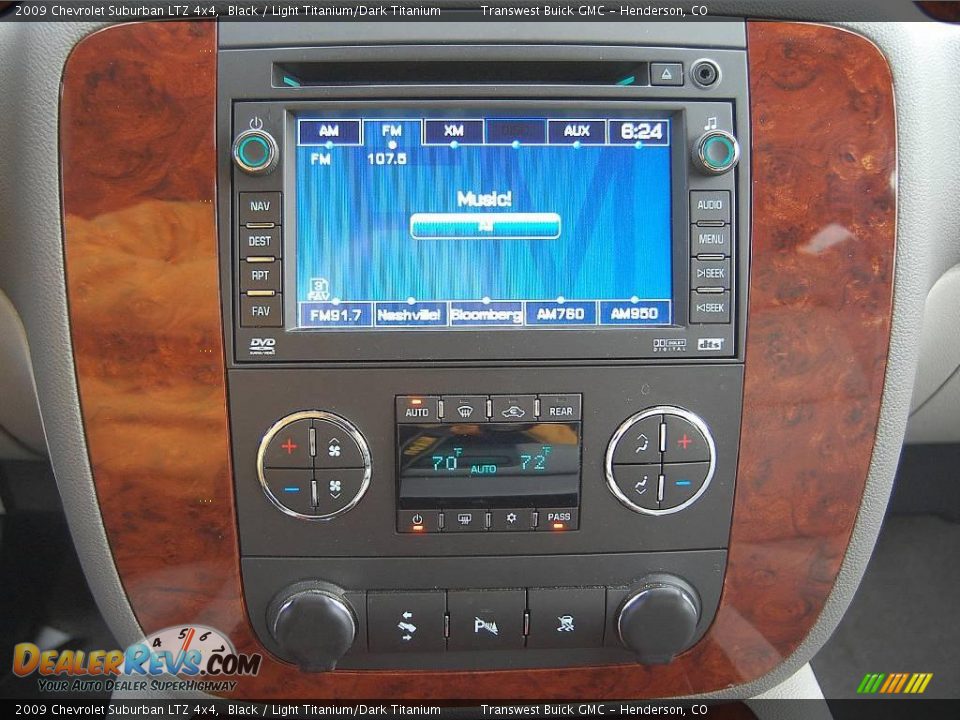 2009 Chevrolet Suburban LTZ 4x4 Black / Light Titanium/Dark Titanium Photo #22