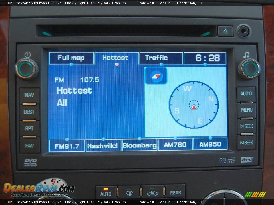 2009 Chevrolet Suburban LTZ 4x4 Black / Light Titanium/Dark Titanium Photo #24