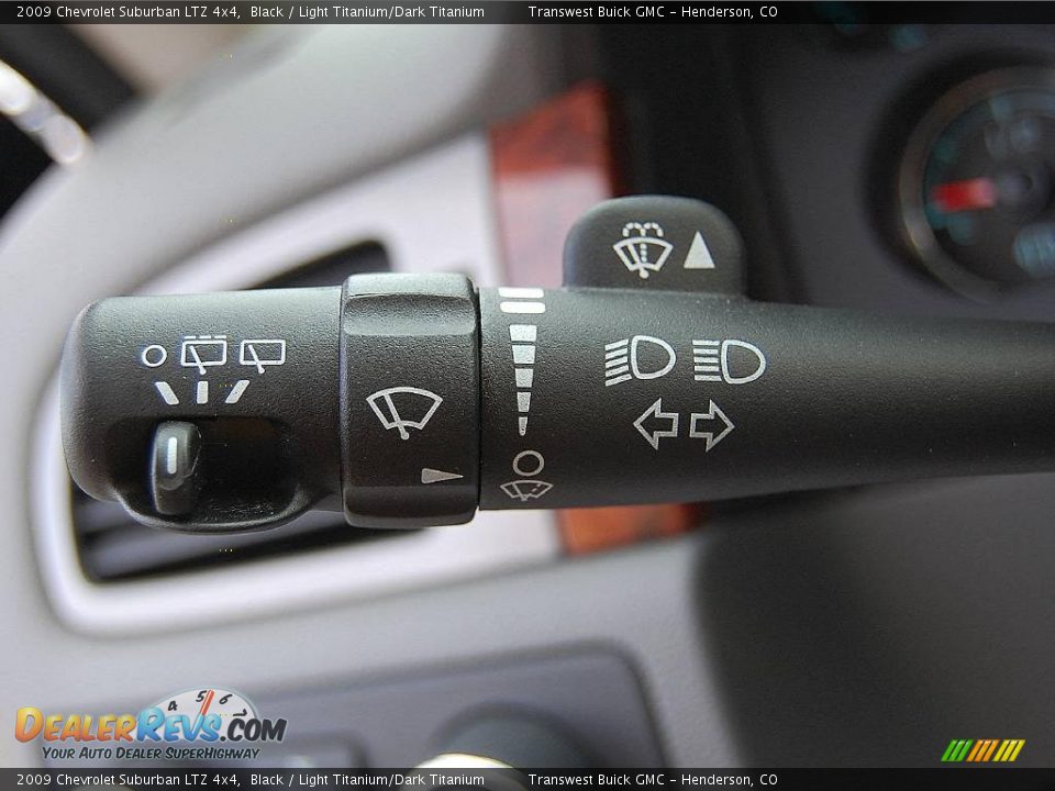 2009 Chevrolet Suburban LTZ 4x4 Black / Light Titanium/Dark Titanium Photo #28