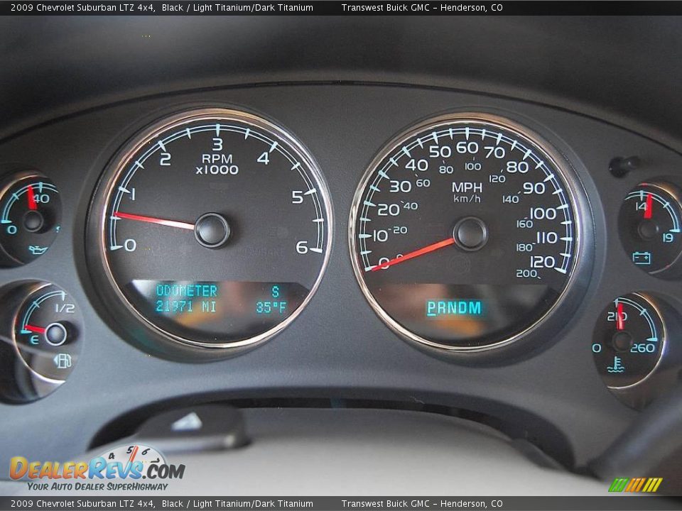 2009 Chevrolet Suburban LTZ 4x4 Black / Light Titanium/Dark Titanium Photo #31