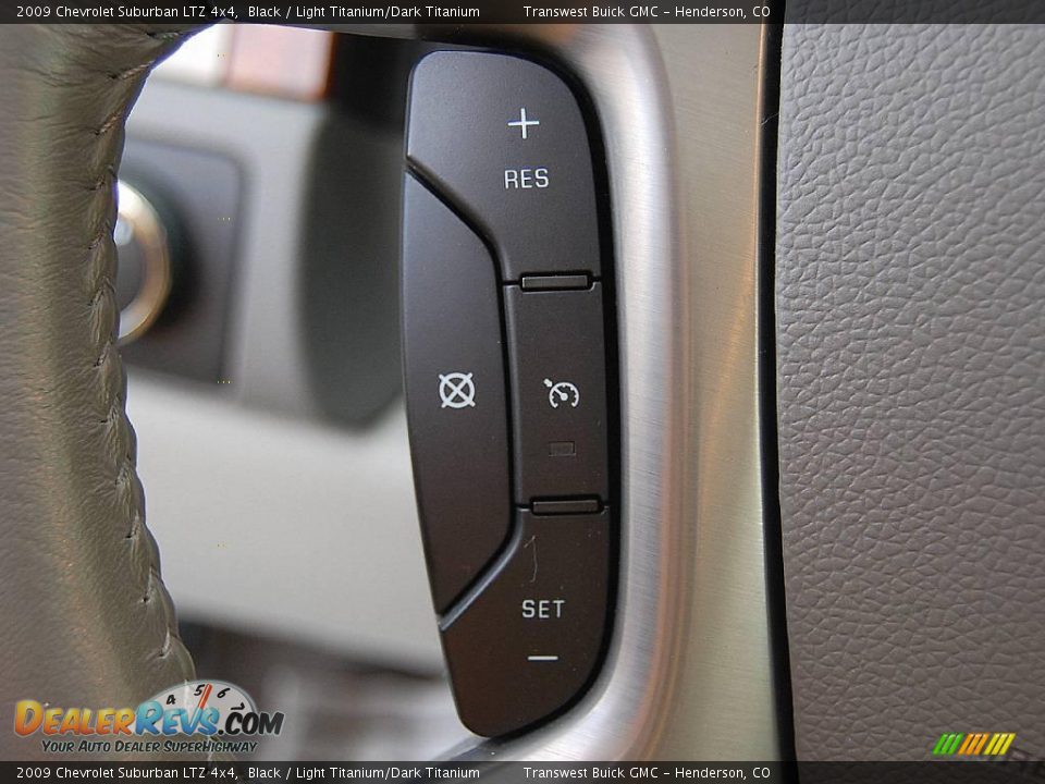 2009 Chevrolet Suburban LTZ 4x4 Black / Light Titanium/Dark Titanium Photo #35