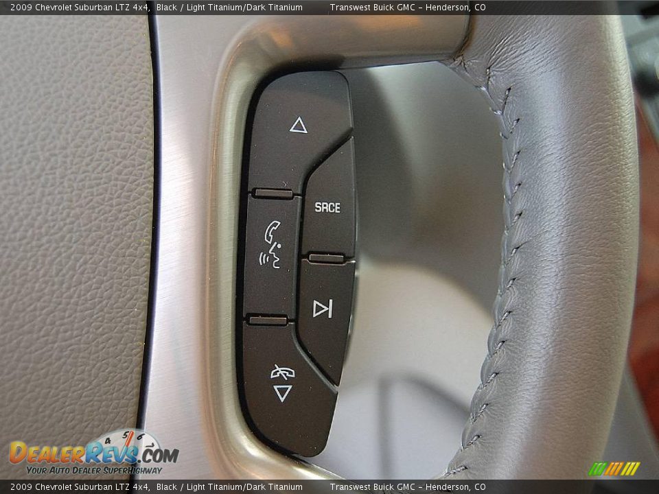 2009 Chevrolet Suburban LTZ 4x4 Black / Light Titanium/Dark Titanium Photo #36