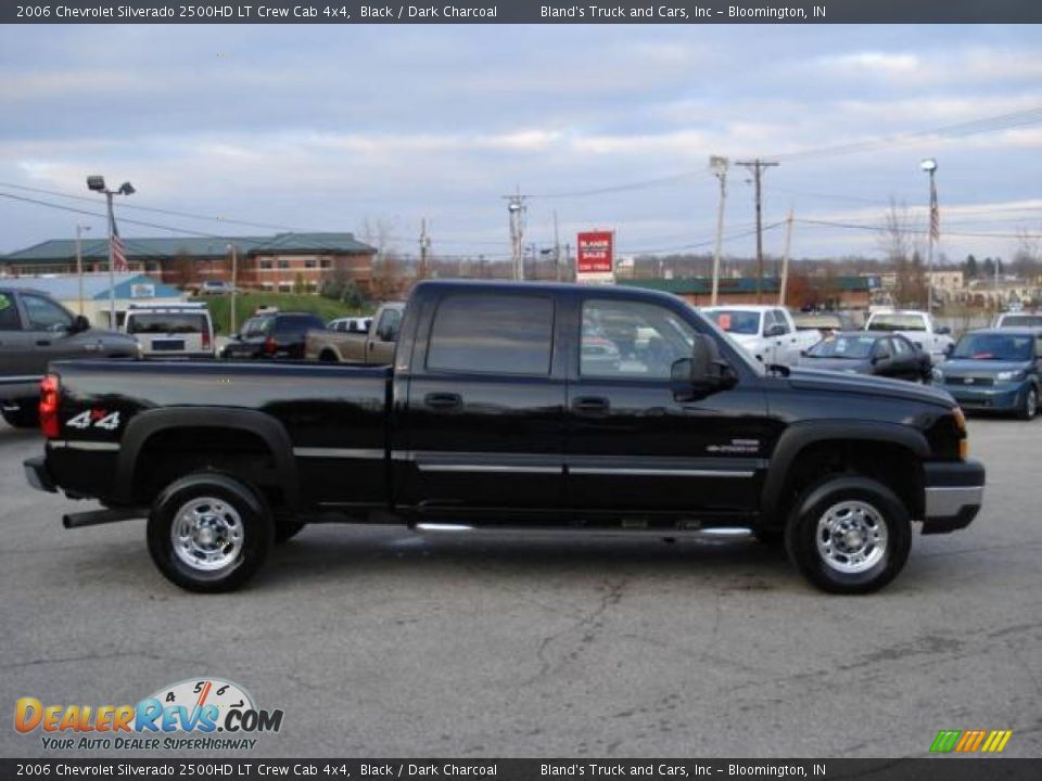2006 Chevrolet Silverado 2500HD LT Crew Cab 4x4 Black / Dark Charcoal Photo #1