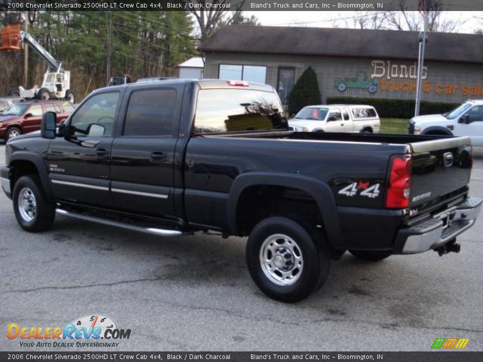 2006 Chevrolet Silverado 2500HD LT Crew Cab 4x4 Black / Dark Charcoal Photo #8