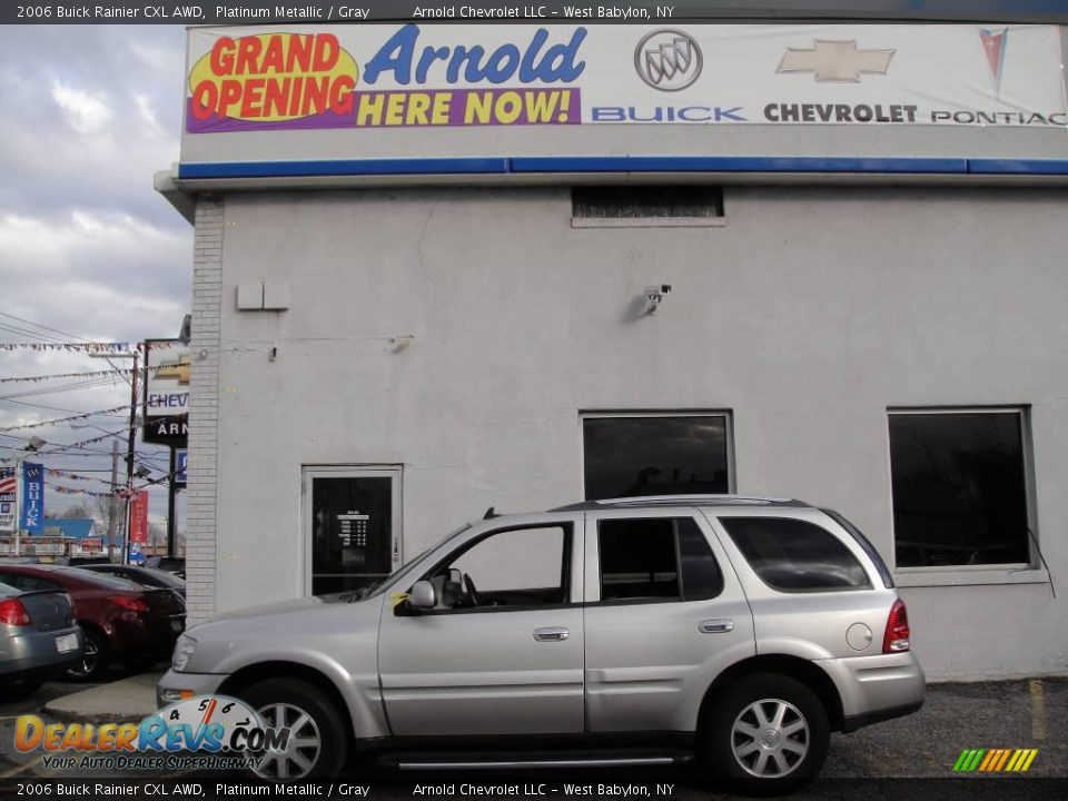 2006 Buick Rainier CXL AWD Platinum Metallic / Gray Photo #3