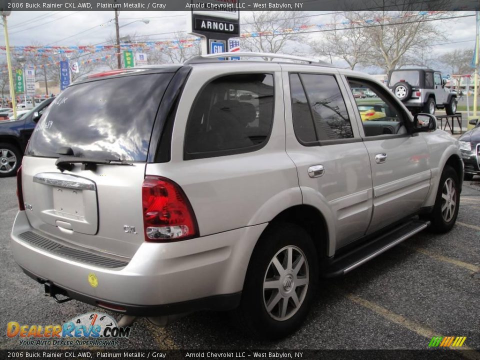 2006 Buick Rainier CXL AWD Platinum Metallic / Gray Photo #5