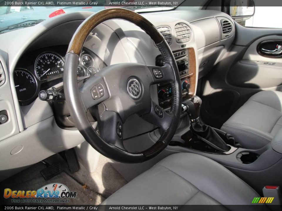 2006 Buick Rainier CXL AWD Platinum Metallic / Gray Photo #11