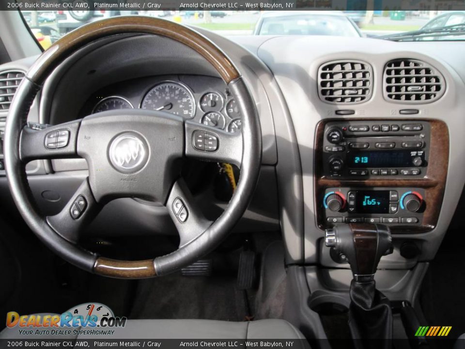 2006 Buick Rainier CXL AWD Platinum Metallic / Gray Photo #12